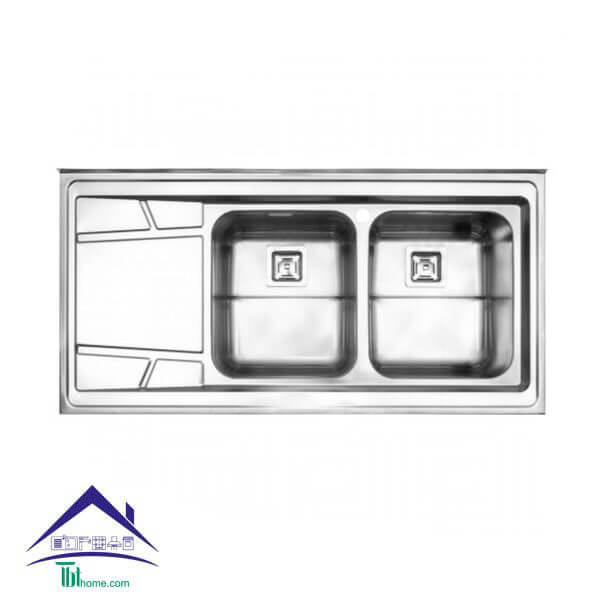 سینک استیل البرز مدل ۷۳۸ روکار